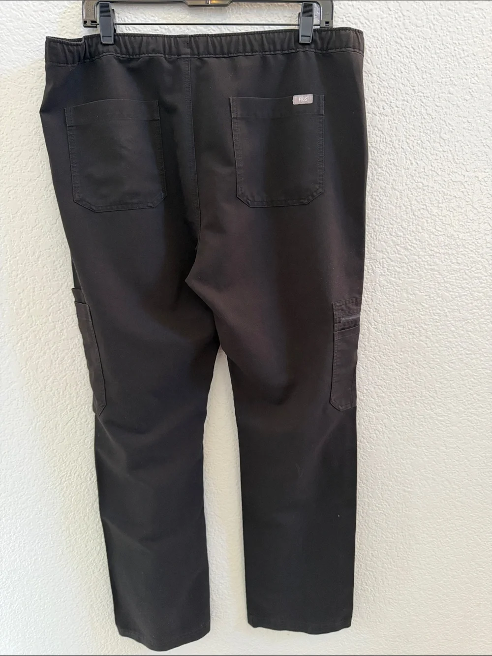 Figs Men Black Cairo Straight-Leg Scrub Pant Size Large